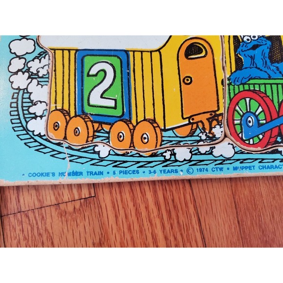 Playskool sesame street puzzles lot bundle of 2 - Picture 5 of 8